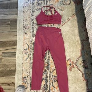 Gymshark Pink Set
